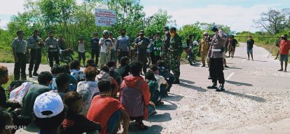 31 pelaku perjalanan dari Zona merah Bima di tangkap di Mananga Aba.