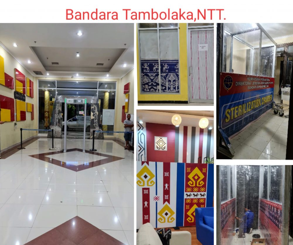 Sebelum Kedatangan Presiden, Berikut Kesiapan Pihak Bandara Tambolaka.