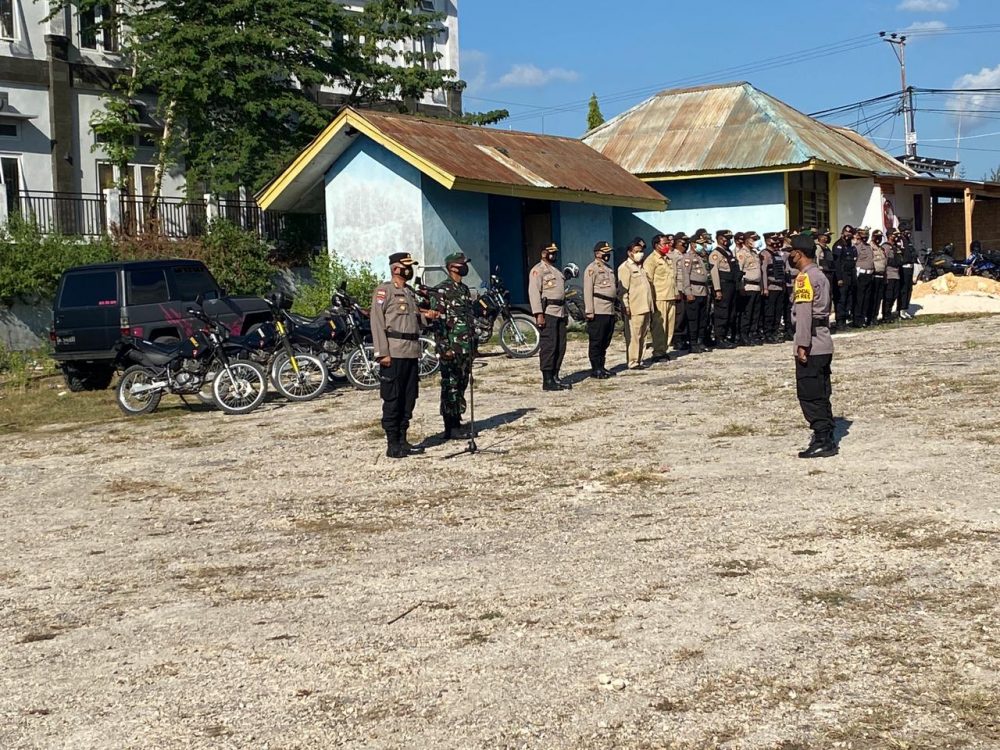 TNI-POLRI Siaga Jelang Pilkades Serentak 2021.