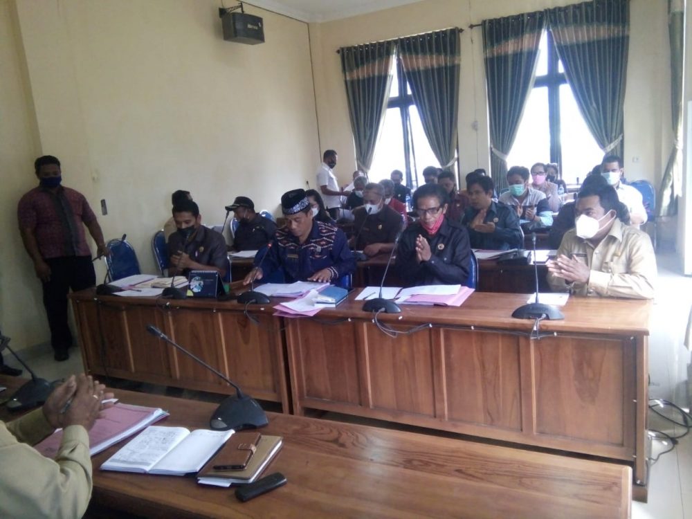 Rapat Dengar Pendapat (RDP) DPRD Kabupaten Sumba Barat Daya.