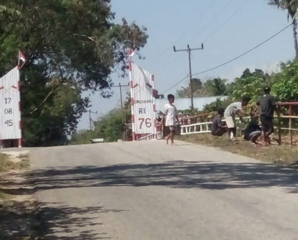 Pemuda Desa Ramadana Sambut HUT RI Ke-76