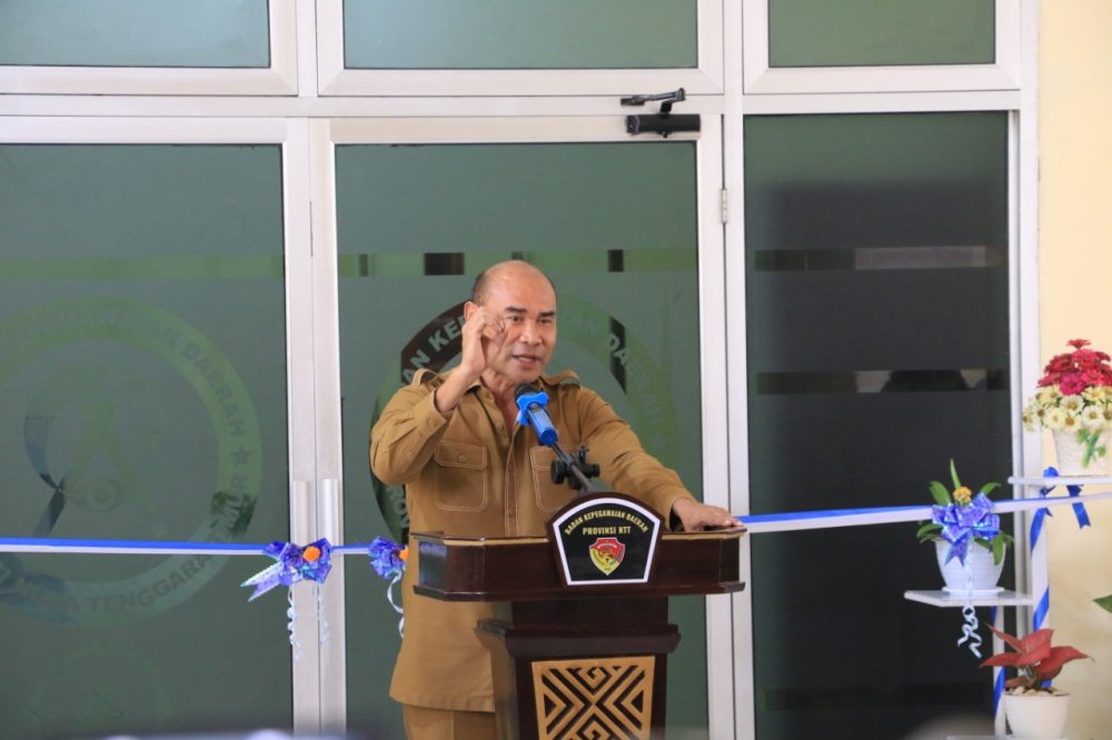 Gubernur NTT, Apresiasi BKD NTT Saat Assessment Center dan Launching Penilaian Kompetensi Berbasis CAT Wujud Prestasi.