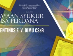 Misa Syukur Pater Rian Dimu,CSsR,Persiapan Berlangsung di Rumah Alm. Stef Malo Ngongo