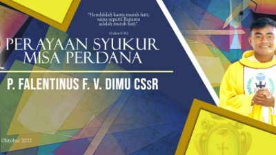 Misa Syukur Pater Rian Dimu,CSsR,Persiapan Berlangsung di Rumah Alm. Stef Malo Ngongo