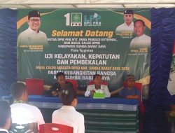 Sejumlah Bacaleg PKB SBD Lakulan Uji Kelayakan, Ketua PKB SBD Tobias Dowa Lelu,Sampaikan Ini