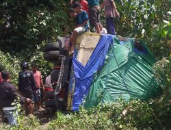 Mobil Truk Kecelakaan di Watu Kanggorok, Ini Kronologinya