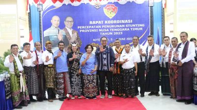 Rakor Percepatan Penurunan Stunting Provinsi NTT Tahun 2023