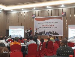 Frans Aba, Deklarasi Maju Calon Gubernur NTT 2024 Mendatang