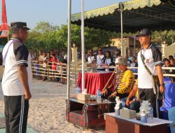 Polres SBD Mengadakan Turnamen Voli,Kegiatan Berlangsung Meriah.Desa Kalena Wanno Klub Putri ikut Bermain