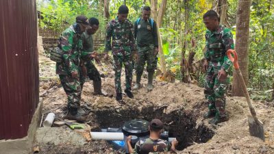 Kodim Sumba Barat Gelar Pra TMMD Ke-117, Bangun 55 Unit Sanitasi Di Desa Hobawawi