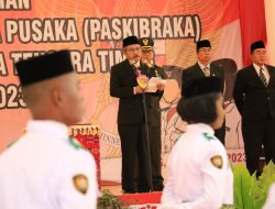 Sekretaris Daerah Provinsi NTT Kosmas Lana Kukuhkan Paskibraka NTT 2023