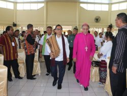 Hadiri Syukuran Tahbisan Imam Agung, Pj.Gubernur Minta Para Imam Aktif Berperan Dalam Pendidikan dan Sosial Kemasyarakatan