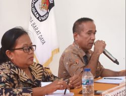 Ketua KPU SBD Mikael Bulu”Coffee Morning dengan insan Pers”Kampanye Pemilu 2024 Tentukan Titik Lokasi APK Sesuai Aturan
