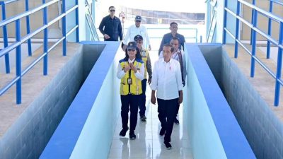 Presiden RI Joko Widodo Resmikan Sistem Penyediaan Air Minum (SPAM) Kali Dendeng Kupang