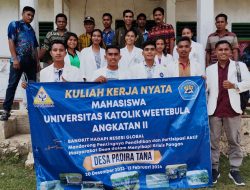 UNIKA Weetebula KKN di Seluruh Sumba, Fransiskus Ghunu Bili: Bagian dari Terobosan!