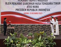 Pj. Gubernur NTT Resmi Lantik Raimundus Nggajo sebagai Pj. Bupati Nagekeo