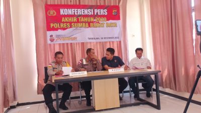 Kasat Lantas Polres SBD,Tahun 2023: Fatalitasnya Sudah Menurun 19 %. Laporan Jumpa Pers