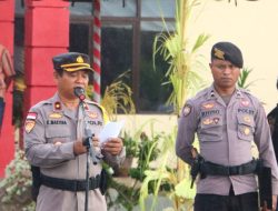 Upacara Kenaikan Pangkat Personel Polres Sumba Barat Daya