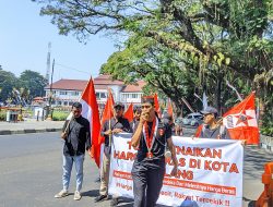 GEGER ! Pemkot Gagal Atasi Masalah Rakyat, GMNI Malang Demo Jilid 2 Tolak kenaikan Harga Beras