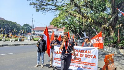 GEGER ! Pemkot Gagal Atasi Masalah Rakyat, GMNI Malang Demo Jilid 2 Tolak kenaikan Harga Beras