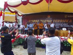 Pengundian dan Penetapan Nomor Urut Calon Bupati dan Wakil Bupati Sumba Barat Tahun 2024