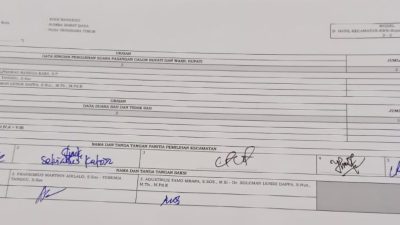 Rekapitulasi Suara : Paket RAKYAT Unggul di Kecamatan Kodi Bangedo