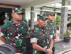 Kunjungan Kerja Komandan Korem 161/Wira Sakti Brijen TNI Joao Xavier Barreto Nunes,S.E.,M.M di MAKODIM 1629/SBD
