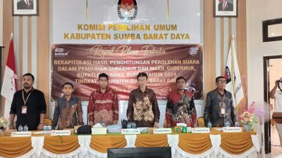 Pleno Kabupaten Sumba Barat Daya Digelar Hari Ini, Semua Paslon Siap Terima Hasil