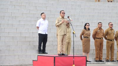 Gubernur NTT Melki Laka Lena Pimpinan Apel Lingkup Pemprov NTT