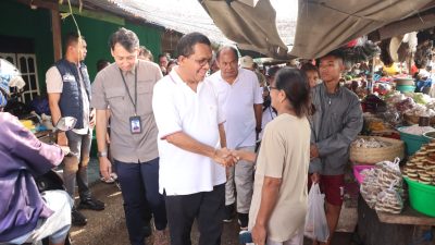 Gubernur dan Wakil Gubernur NTT Tinjau Gudang Bulog dan Pelindo Serta Pantau Harga Sembako