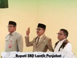 Bupati SBD Lantik Kembali Etmundus Nobertus Nau sebagai Penjabat Sekda