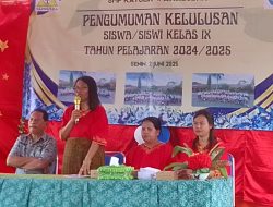 PENGUMUMAN KELULUSAN SMP KATOLIK WAIKABUBAK 100% LULUS
