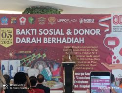 Gubernur NTT Melki Hadiri Kegiatan Bakti Sosial Memperingati HUT RI Ke-80