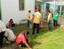 Puskesmas Redamata Melaksanakan Kegiatan Kerja Bakti Sebelum Pelayanan Kesehatan Dimulai
