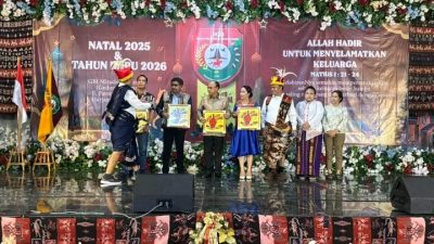 Eratkan Tali Persaudaraan di Perantauan, Bupati Ratu Wulla Hadiri Natal Bersama IKBS se-Jabodetabek