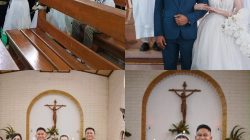 Katedral Waitabula Saksi Bisu Suci, Nando dan Elsi Resmi Mengikat Janji Suci Pernikahan