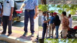 Pengukuran Pengembalian Batas Tanah Bpk.Melkianus Lubalu di Depan Alun-Alun Tambolaka,Suasana Penuh Rasa Kekeluargaan.