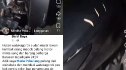 Mario Pakallang Jadi Korban, Aksi Begal Sadis Ingin Rebut Uang dan Palak Korban di Watukagoroka Tengah Malam.