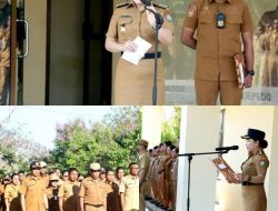 APEL GABUNGAN:BUPATI SBD PIMPIN APEL, TEKANKAN DISIPLIN ASN SERTA APRESIASI INOVASI DUKCAPIL DAN KESIAPSIAGAAN BPBD