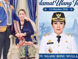 Selamat ulang tahun untuk Ibu Ratu Ngadu Bonu Wulla Talu, Bupati Sumba Barat Daya (SBD)!